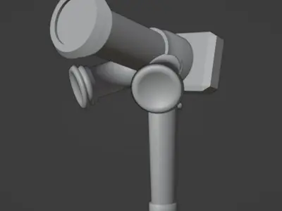 Futuristic Light or Gun Free 3D model
