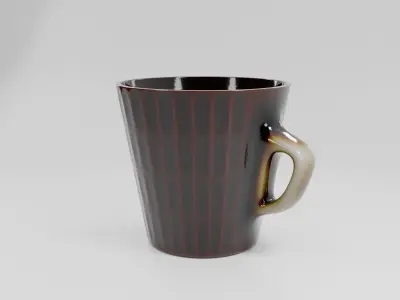 Ceramic Mug 3D Model 3D model