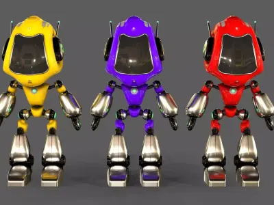 Alien Robot 3D model