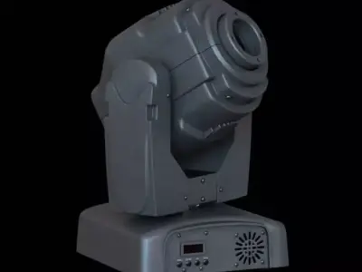 Modern Stage Spotlight 3D model