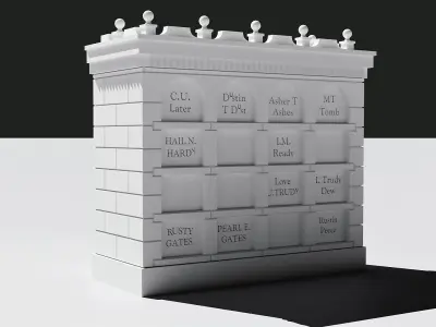 Haunted Mansion Exit Crypt 1 - Magic Kingdom 3D print model