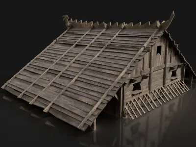 AAA NEXT-GEN VIKING MEDIEVAL NORSEMAN VILLAGE BUILDING PACK