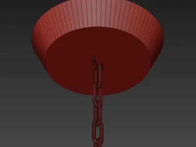 Wide chandelier 3D model get