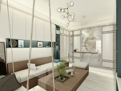 FORMAL LIVING ROOM 3D model