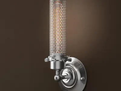 EDISON PERFORATED METAL SCONCE 3D model