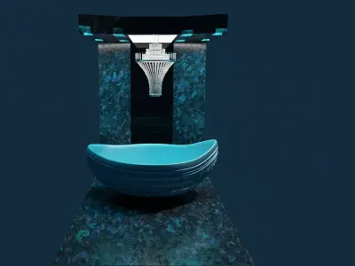 modern bathroom 3D model