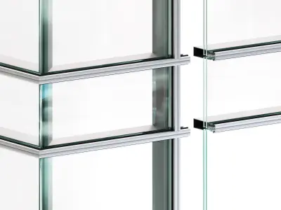 Curtain Wall SET02 3D model