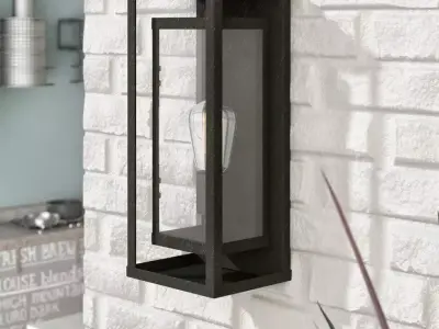 Keiari Dark Bronze Outdoor Flush Mount Free 3D model