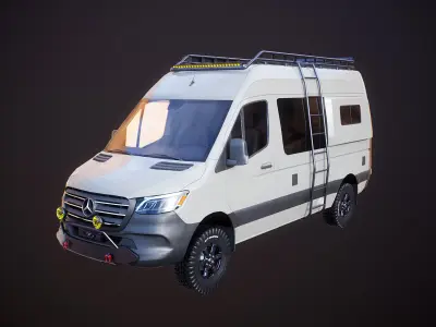  Mercedes Sprinter 4x4 Overlan Camper 