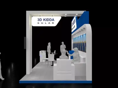 9mtr x 3mtr Exhibition stand 2019 Free 3D model