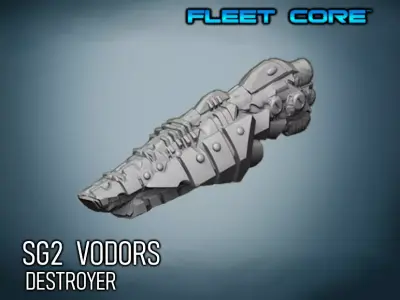FLEET CORE - SG2 VODORS DESTROYER 3D print model
