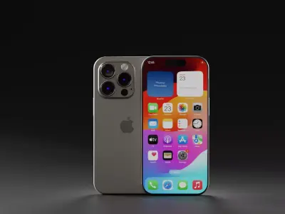 iphone 15 pro max 3D model