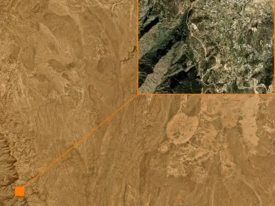 Mecca and the Red Sea coast of Saudi Arabia - n19 e42 3D model