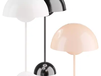 Flowerpot Table Lamp VP3 3D model