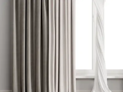 Curtain 03 3D model