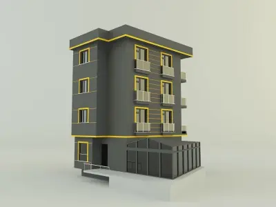 building 652 3D model