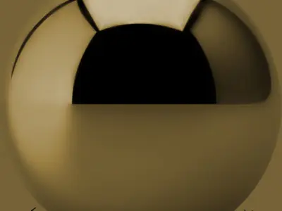 Chandelier-crossing stick shape 3D model