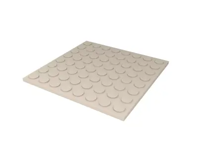 Blind Indicator Tactile Paving Tiles v1 004 Low-poly 3D model