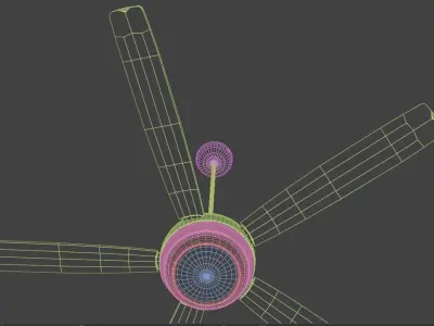 Gail Focous Ceilingfan 3D model