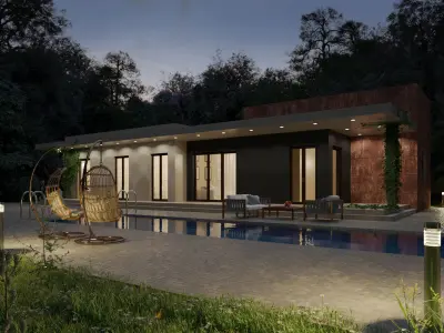 DENIA CASA PILOTO 150 M2 3D model