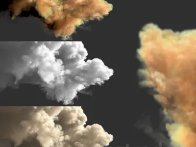 High-quality Cloud - 3D Volumetric cloud 3D model 3D model