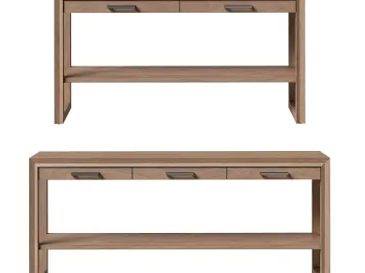 Altura console Arris with drawers 3D model
