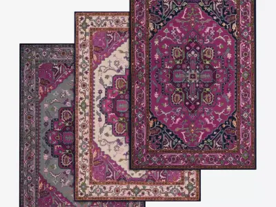 Rug Set 52 3D model purchase