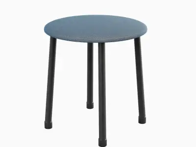 Steel Stool C 02  3D model