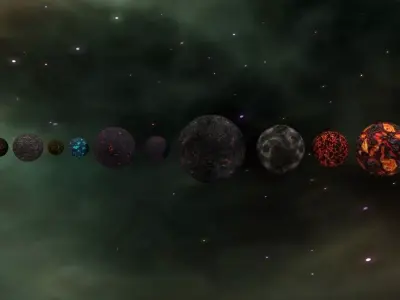 The Ultimate Planet Package Low-poly 3D model