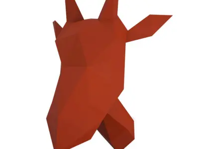 Sculpture Animals Safari Marokka 3D model