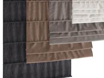 Roman Blinds 3D model purchase