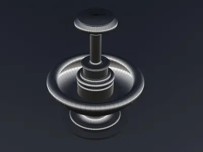 Fountain design 3d model Outdoor Exterior decoration backyard 3D model