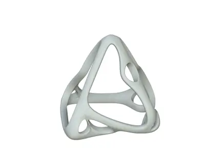 SciFi Cube Object No 59681 Low Poly Shape Low-poly 3D model