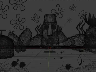 Spongebobs neighborhood 3D model