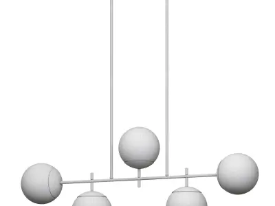 Alluria Linear Suspension Light 3D model