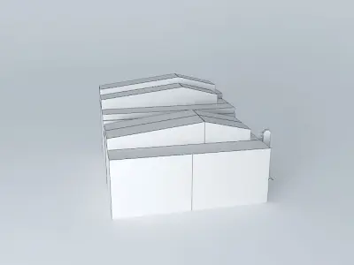 City street buildings  Free 3D model