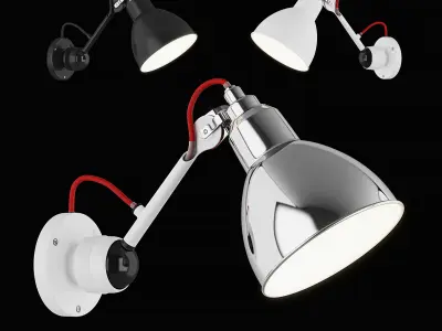 76560x Loft Lightstar Adjustable Sconce 3D model