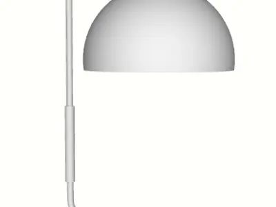 Modern Metal Table Lamp Set 3D model