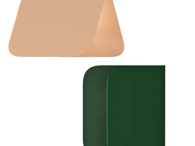 pluskouple coirner wall and table lamp 3D model