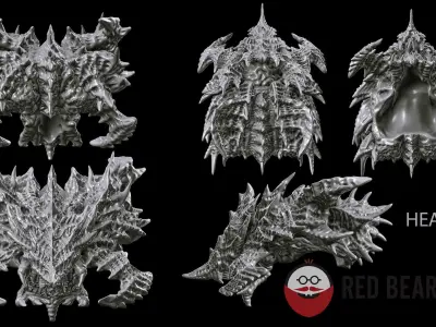 Xenoteras Titan 3D print model