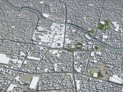 Tabriz Low-poly 3D model