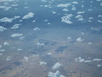 Adelaide Australia City Landscape 3D Model 3D model