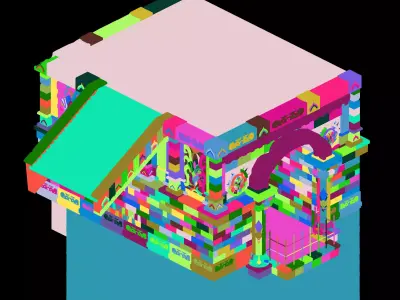 Funeral Land - Platform 3D model