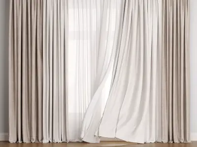 Curtain 02 3D model