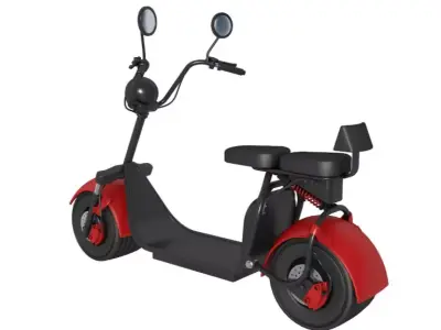 Electric City Scooter 3D model