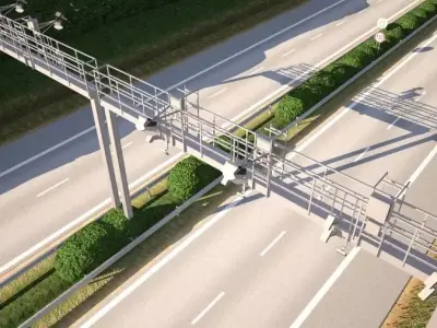 Tileable highway 01 3D model