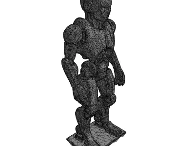 Futuristic Humanoid Robot DODAC Model Low-poly 3D model