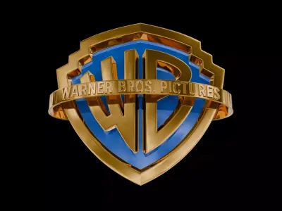 Warner Brothers Pictures Shield 2024 3D model