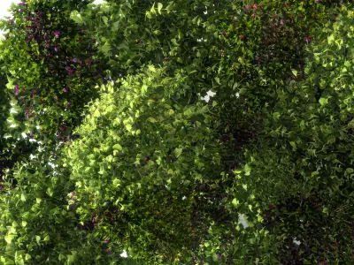 outdoor Modern greenery 3D model