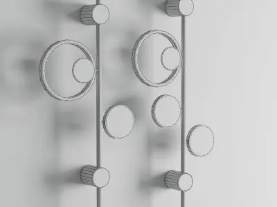 Wall light LIDVOR Lampatron Low-poly 3D model